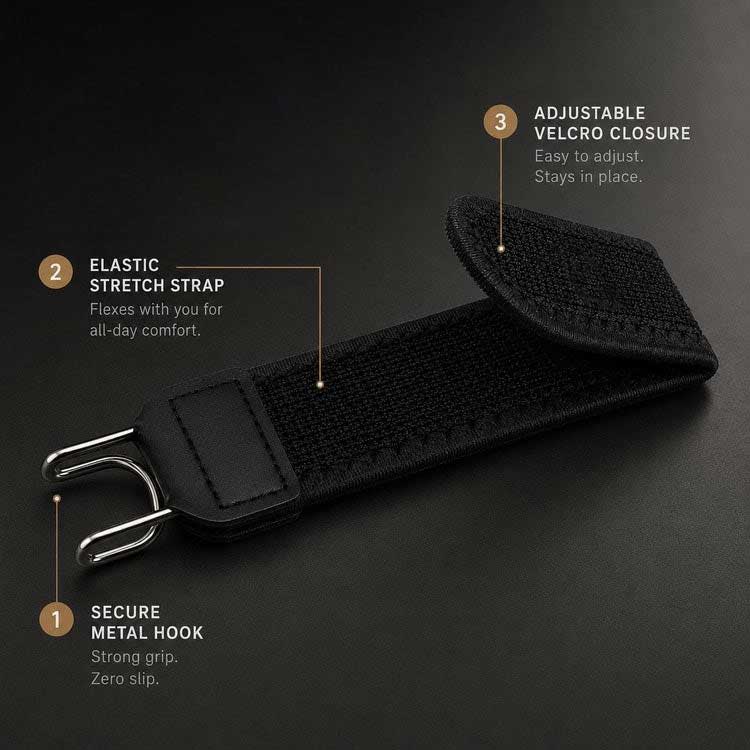 No Buckle Belt - FREE, COMFORT ALL DAY, adjustable Fit for Every Waist- No Holes, No Hassle