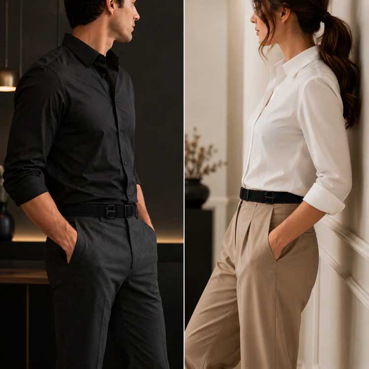 No Buckle Belt - FREE, COMFORT ALL DAY, adjustable Fit for Every Waist- No Holes, No Hassle