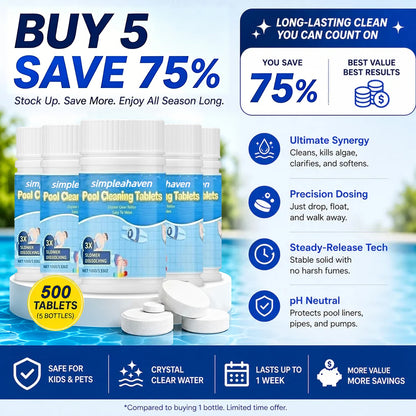 The Next-Gen Pool Purifier is here! 2X Stronger Algae Control, Gentle & Safe for Kids!