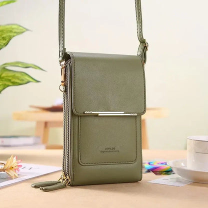 🔥2026 Trendy Minimalist Elegant Women's Touchscreen Crossbody Phone Wallet