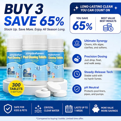 The Next-Gen Pool Purifier is here! 2X Stronger Algae Control, Gentle & Safe for Kids!
