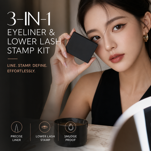 50% OFF! 3‑in‑1 Eyeliner & Lower Lash Stamp Kit – Stamp perfect wings & lashes in seconds. Waterproof, smudge‑proof. No steady hand needed!