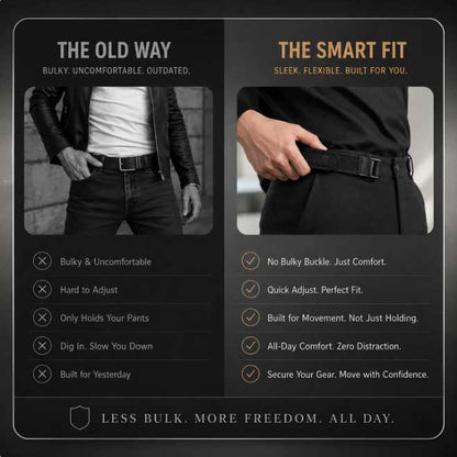 No Buckle Belt - FREE, COMFORT ALL DAY, adjustable Fit for Every Waist- No Holes, No Hassle