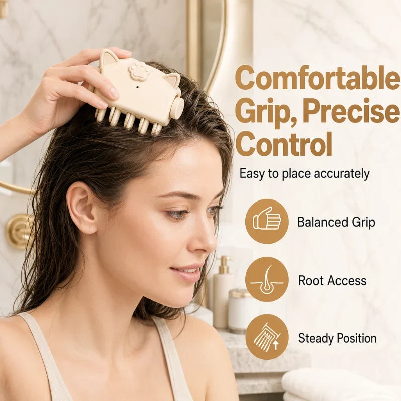 Wireless Heated Volumizing Root Lift Clip, Portable Travel Hair Styling Tool for Flat Fine Hair